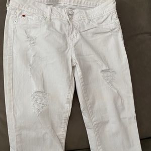 Hudson white jeans